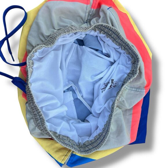 Buc-ee’s Men’s Large Lined Swim Shorts Color Block‎ - Picture 3 of 8